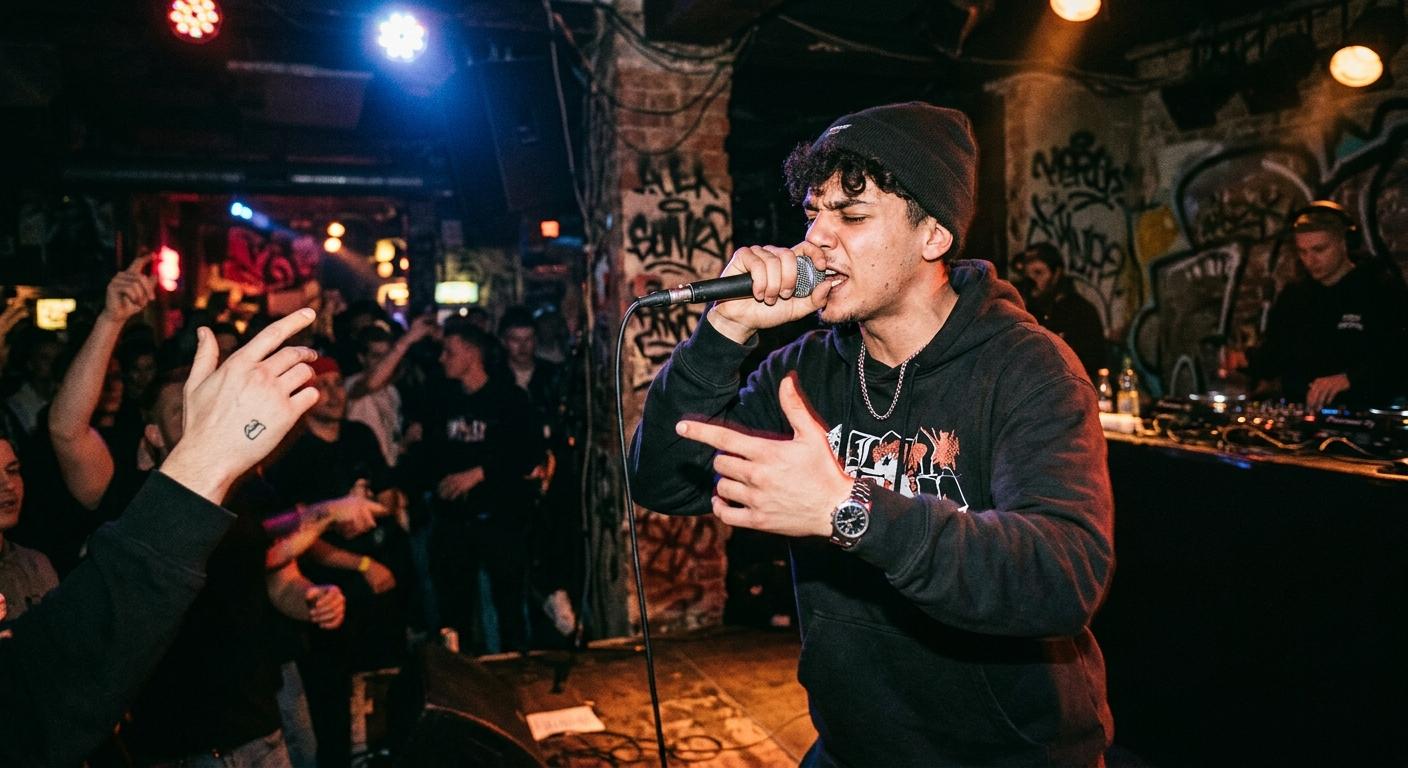 German rap wit cool vocal freestyle